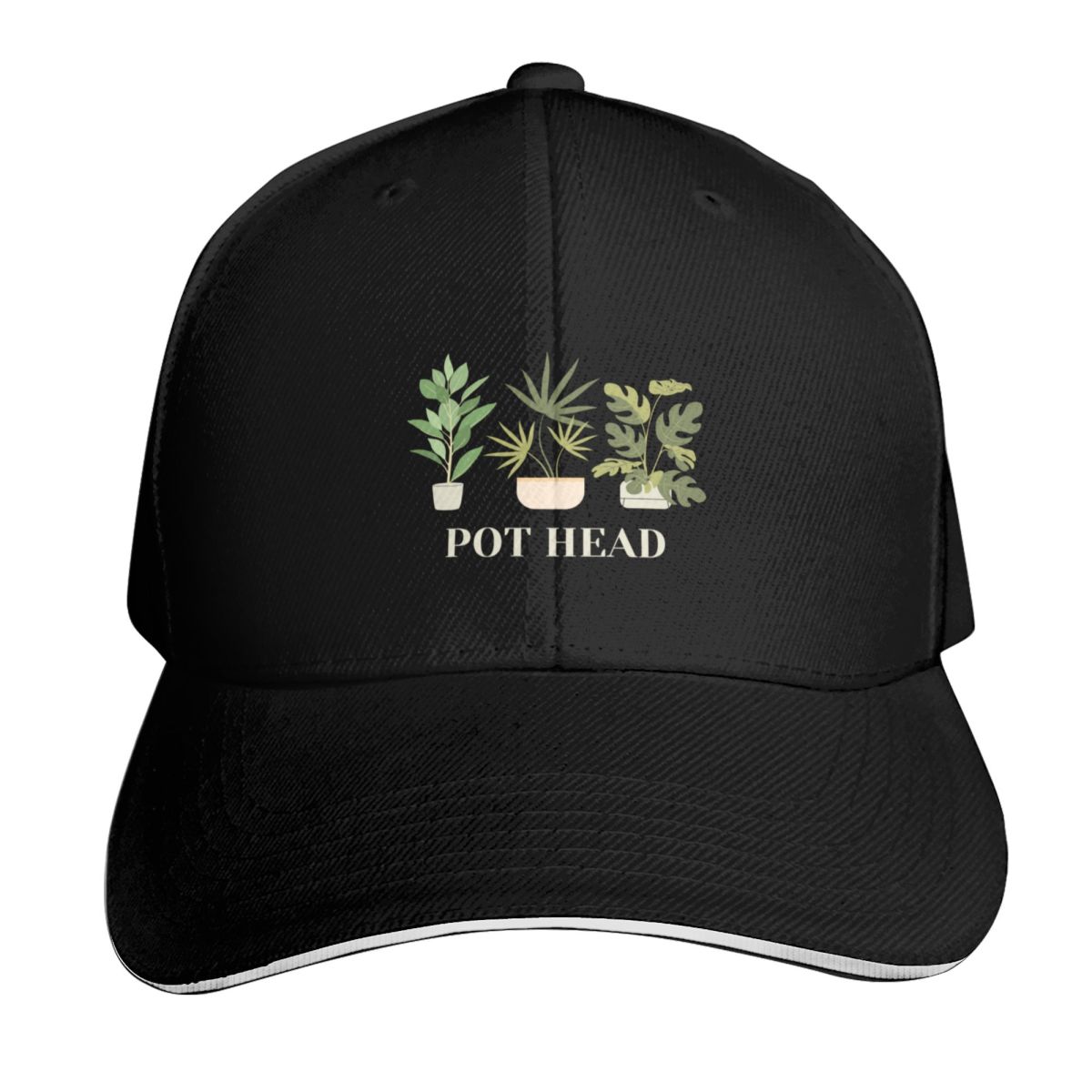 포트 헤드(Pot Head) 로고가 새겨진 야구 모자, - Plant Parent Pot 리뷰 및 가격