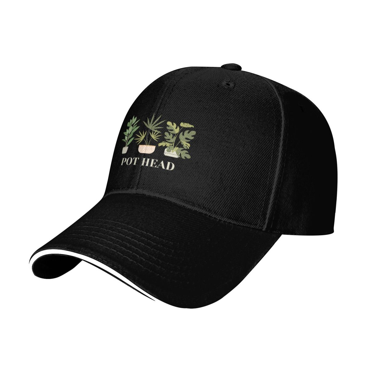 포트 헤드(Pot Head) 로고가 새겨진 야구 모자, - Plant Parent Pot 리뷰 및 가격